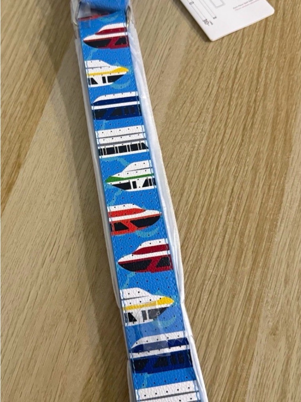 Disney Parks Pin Trading Lanyard Monorail Blue Official Pin Trader Gear NWT